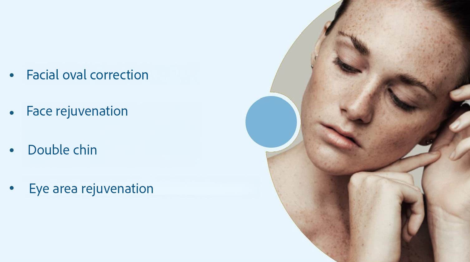 PBSerum face treatment area